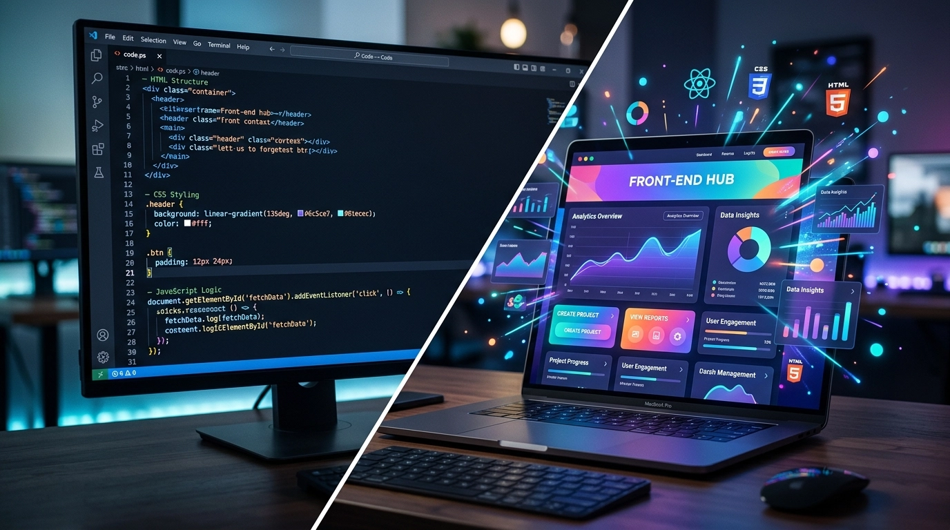 Front-End Geliştirme: Modern Web Dünyasının Görünür Yüzü